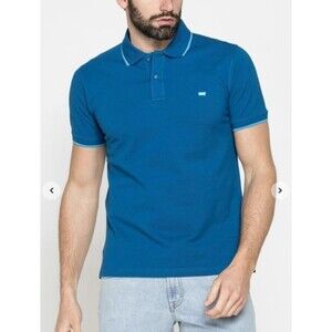 Carrera Cotton Polo Shirt Mens XL Blue Golf Breathable Italy Comfort Boat Casual